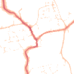 Daytime road noise heatmap for SN9 5AD