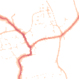 Daytime road noise heatmap for SN9 5AF