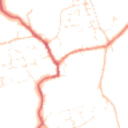 Daytime road noise heatmap for SN9 5AG