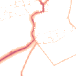 Daytime road noise heatmap for SN9 5AN
