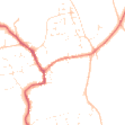 Daytime road noise heatmap for SN9 5AQ