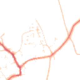 Daytime road noise heatmap for SN9 5AS
