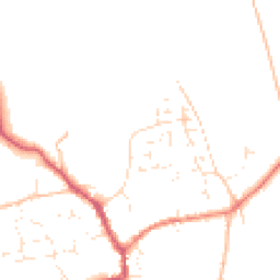 Daytime road noise heatmap for SN9 5AU