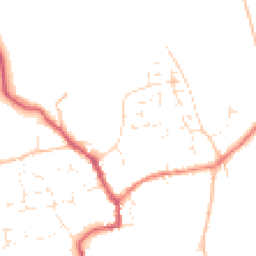 Daytime road noise heatmap for SN9 5AY