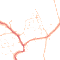 Daytime road noise heatmap for SN9 5BA