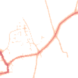 Daytime road noise heatmap for SN9 5BD
