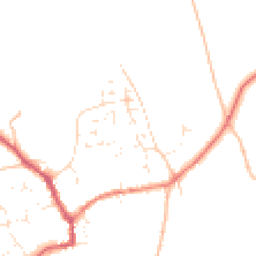 Daytime road noise heatmap for SN9 5BH