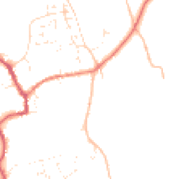 Daytime road noise heatmap for SN9 5BN