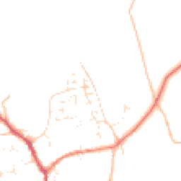 Daytime road noise heatmap for SN9 5BQ