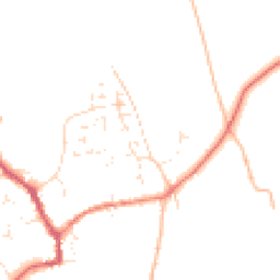 Daytime road noise heatmap for SN9 5BT