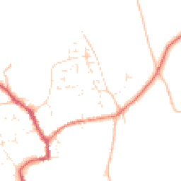 Daytime road noise heatmap for SN9 5BX