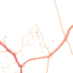 Daytime road noise heatmap for SN9 5BY