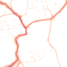 Daytime road noise heatmap for SN9 5DB