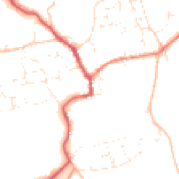 Daytime road noise heatmap for SN9 5DG