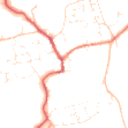 Daytime road noise heatmap for SN9 5DJ