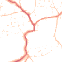 Daytime road noise heatmap for SN9 5DL