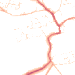 Daytime road noise heatmap for SN9 5DR