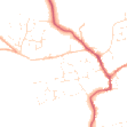 Daytime road noise heatmap for SN9 5EB