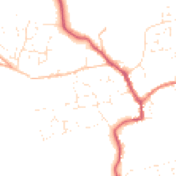 Daytime road noise heatmap for SN9 5ED