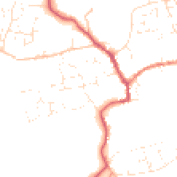 Daytime road noise heatmap for SN9 5EF