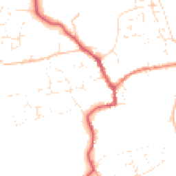 Daytime road noise heatmap for SN9 5EQ