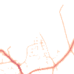 Daytime road noise heatmap for SN9 5HB