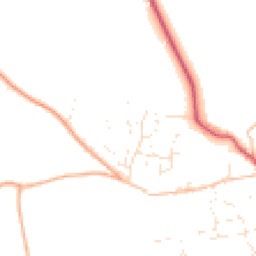 Daytime road noise heatmap for SN9 5HU