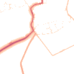 Daytime road noise heatmap for SN9 5JD
