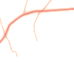 Daytime road noise heatmap for SN9 5JS