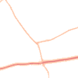 Daytime road noise heatmap for SN9 5LF