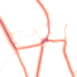 Daytime road noise heatmap for SN9 6DY