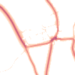 Daytime road noise heatmap for SN9 6DZ