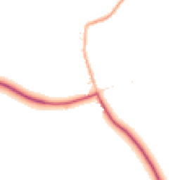 Daytime road noise heatmap for SN9 6EL