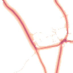Daytime road noise heatmap for SN9 6FG