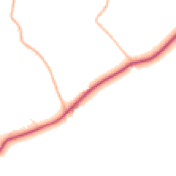 Daytime road noise heatmap for SN9 6HU