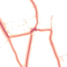 Daytime road noise heatmap for SN9 6NB