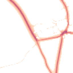 Daytime road noise heatmap for SN9 6NW