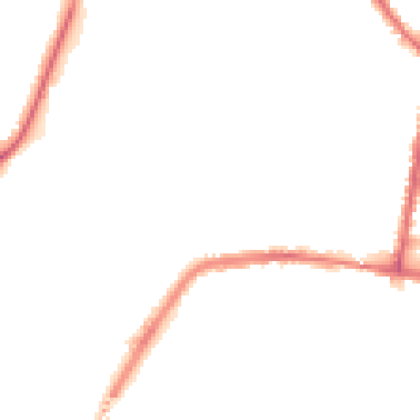 Night-time road noise heatmap for SO18 1ED