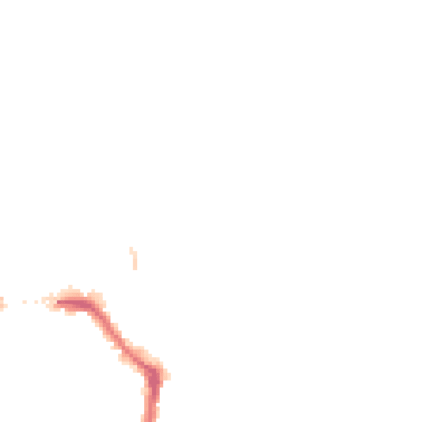 Night-time road noise heatmap for SO18 1LA