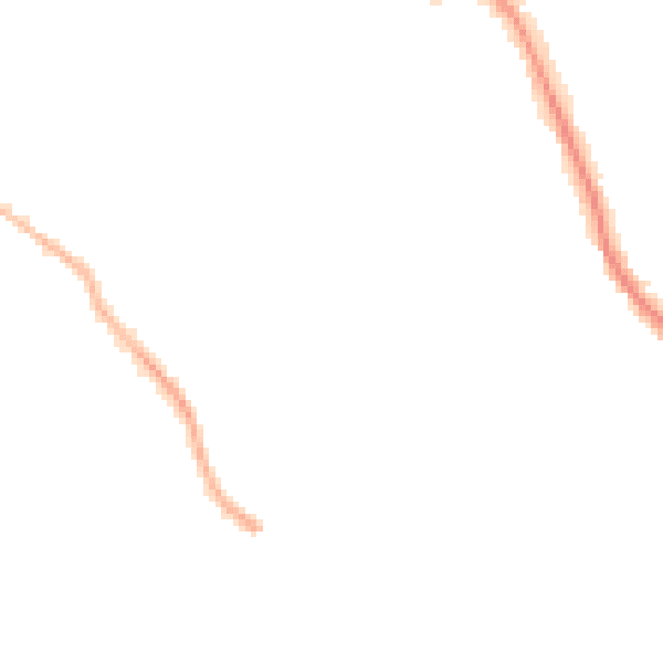 Night-time road noise heatmap for SO18 3AE