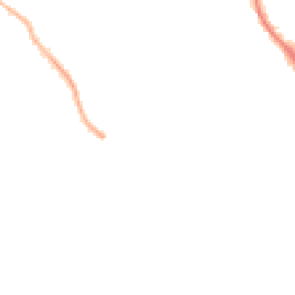 Night-time road noise heatmap for SO18 3NH