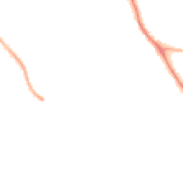 Night-time road noise heatmap for SO18 3NP