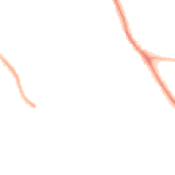 Night-time road noise heatmap for SO18 3QD