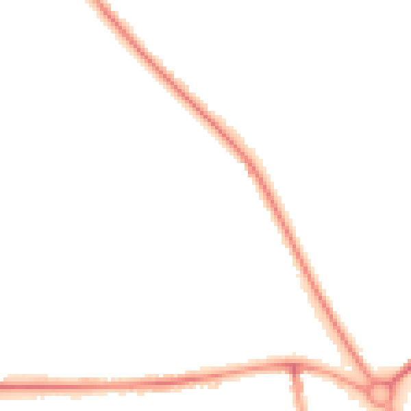Night-time road noise heatmap for SO18 5HY
