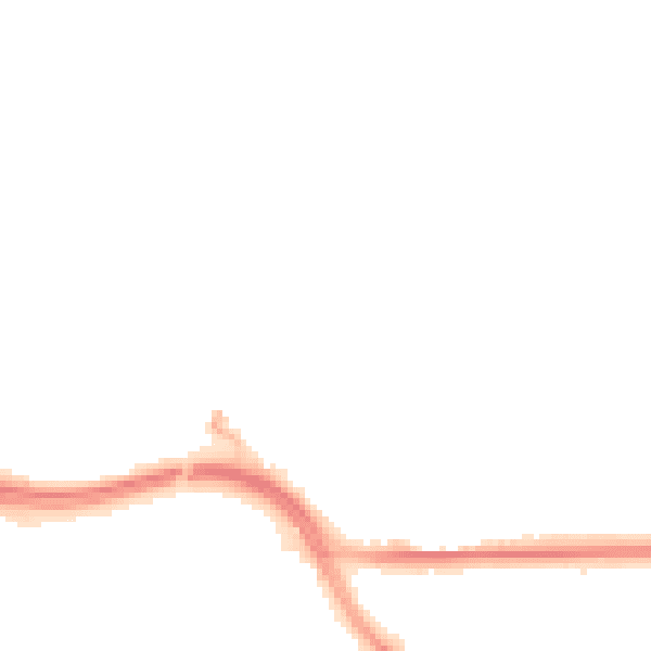 Night-time road noise heatmap for SO18 6BD
