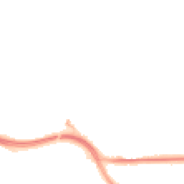 Night-time road noise heatmap for SO18 6BE