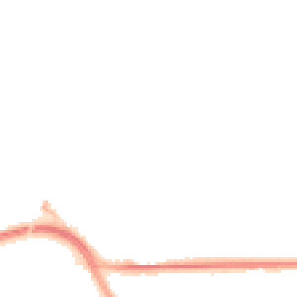 Night-time road noise heatmap for SO18 6RX