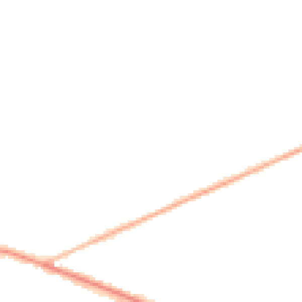 Night-time road noise heatmap for SO19 0AJ