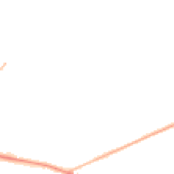 Night-time road noise heatmap for SO19 1BL
