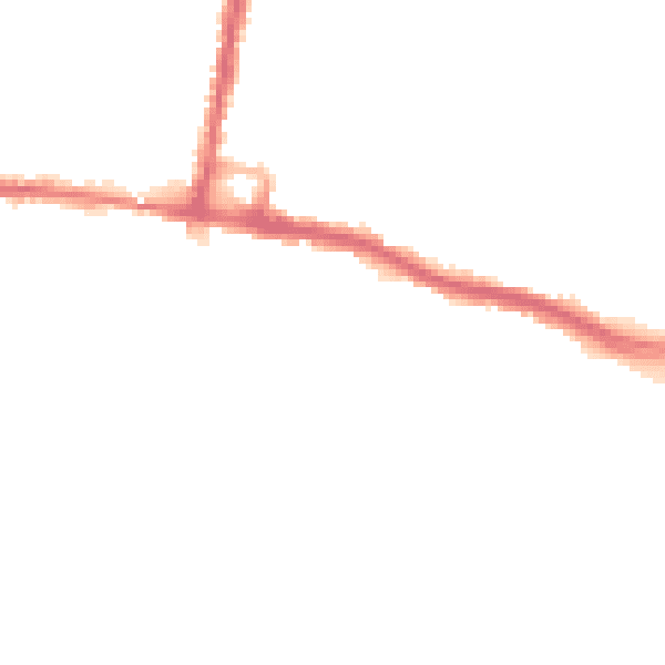 Night-time road noise heatmap for SO19 4BY